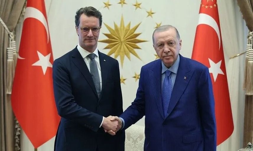 Cumhurbaşkanı Erdoğan, Kuzey Ren-Vestfalya Eyaleti Başbakanı Hendrik Wüst’ü kabul etti