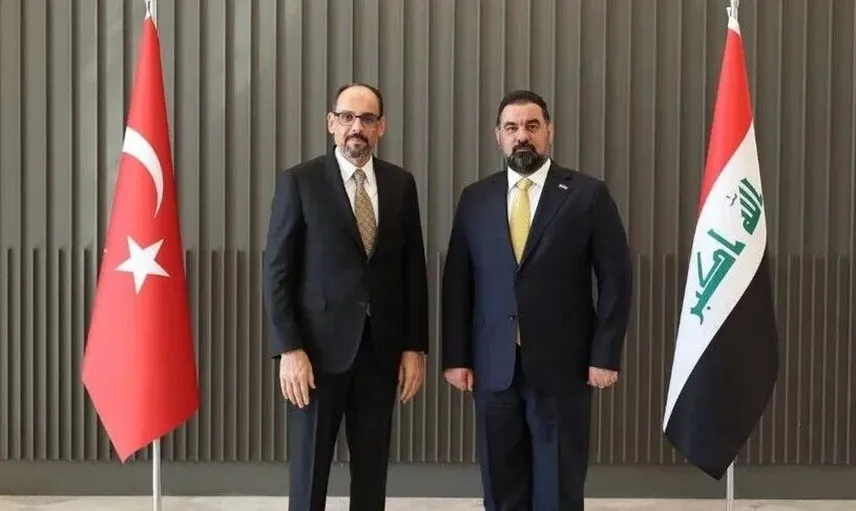 MİT Başkanı Kalın ve Irak Temsilciler Meclisi Başkanı Halbusi Ankara'da görüştü