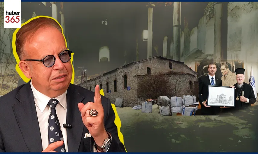  Olmayan kiliseyi aslına uygun diye yapıyorlar | Amiral Cihat Yaycı uyardı: "O kilise durdurulmalı!"