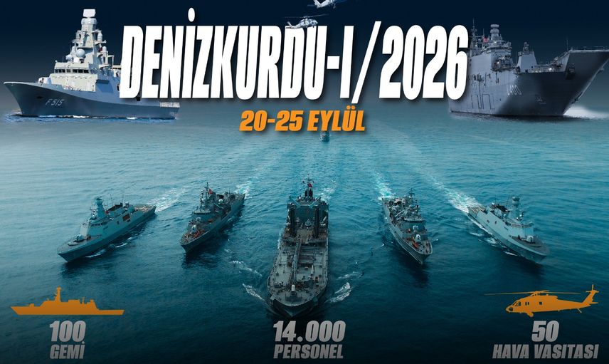 Türk Deniz Kuvvetleri'nden Mavi Vatan'da gövde gösterisi: 100 gemi ve 14 bin personelle tatbikat