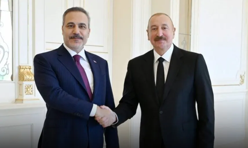 Bakan Fidan, Azerbaycan Cumhurbaşkanı Aliyev ile görüştü