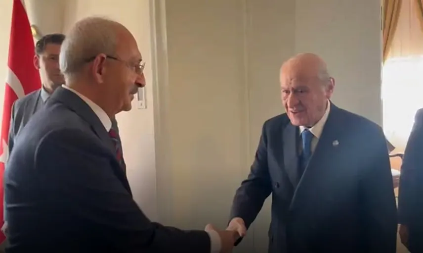 Kılıçdaroğlu ve Bahçeli baş başa görüştü