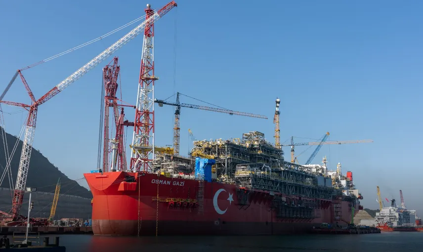 Türkiye'nin ilk yüzer üretim platformu Osman Gazi Mavi Vatan'a uğurlanıyor: Yerli gaz üretimi ikiye katlanacak
