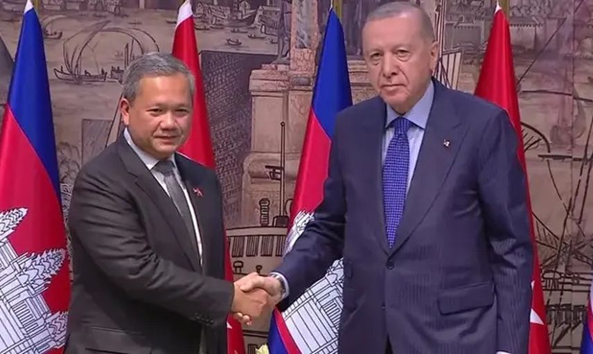 Kamboçya Başbakanı Türkiyede: İki ülke arasında askeri anlaşma imzalandı