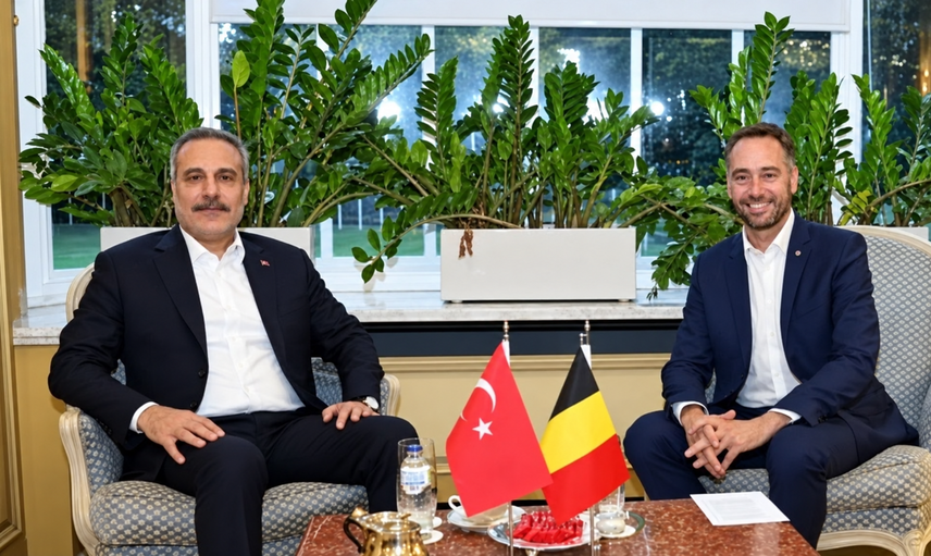 Bakan Fidan, Brüksel'de Belçikalı mevkidaşı Prevot ile görüştü