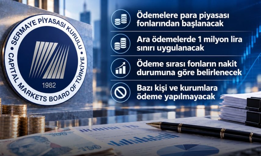 SPK'dan tasfiye edilen 3 portföy şirketinin fonları için ödeme planı açıklandı
