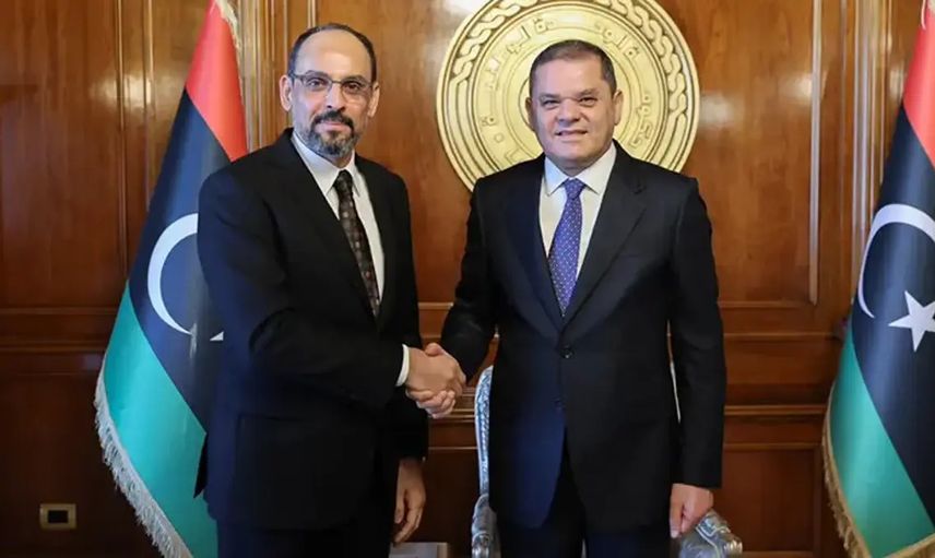 MİT Başkanı Kalın, Libya Başbakanı Dibeybe ile görüştü: Türkiye'den birlik sürecine destek
