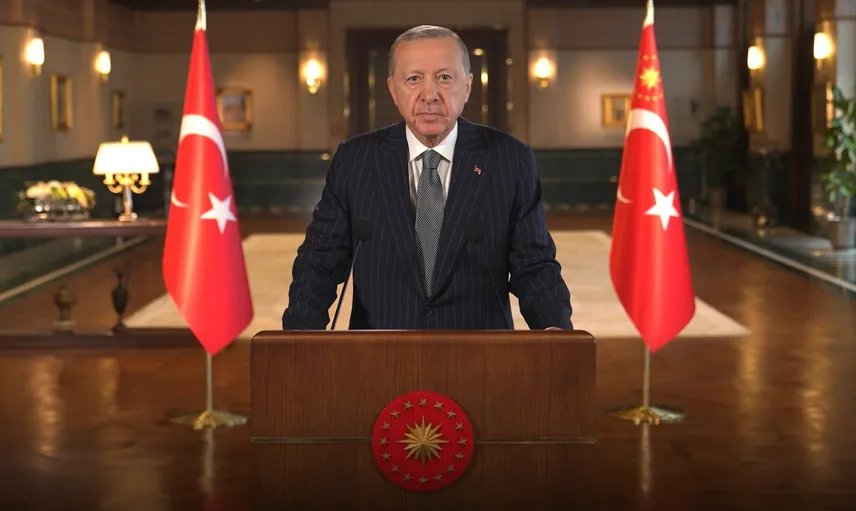 Cumhurbaşkanı Erdoğan’dan 29 Ekim mesajı: "İçinde bulunduğumuz asra Türk milletinin mührünü vuracağız"